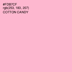 #FDB7CF - Cotton Candy Color Image